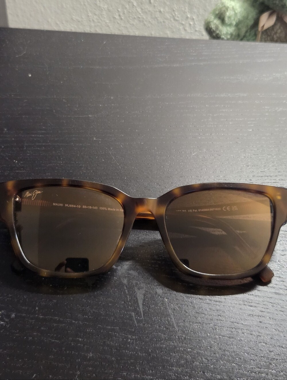 Maui Jim Tortoise Frame Sunglasses with Brown Lenses